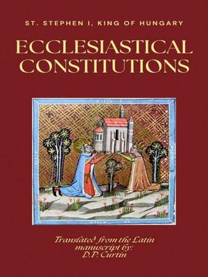 cover image of Ecclesiastical Constitutions